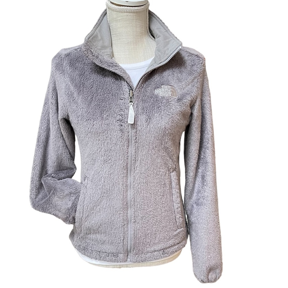 The North Face Gray Full‎ Zip Osito 2 Fleece Jacket Size: XS